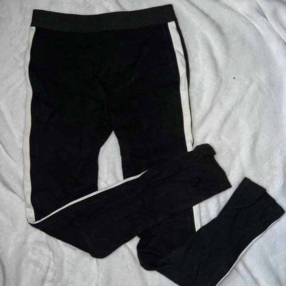 BCBGMaxAzria Theo pants/leggings - black & white - Picture 3 of 5